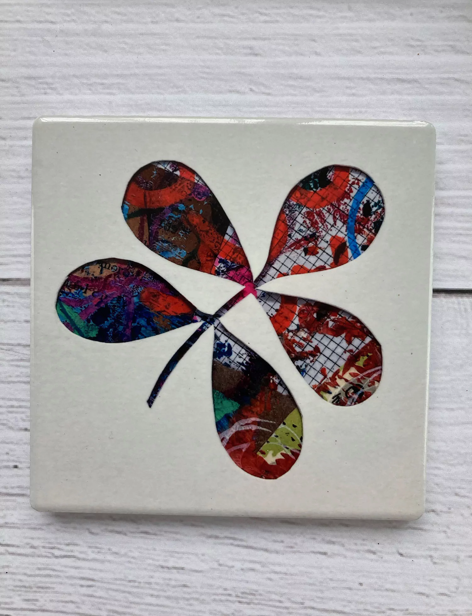 Botanicals ceramic coaster set - Image 5