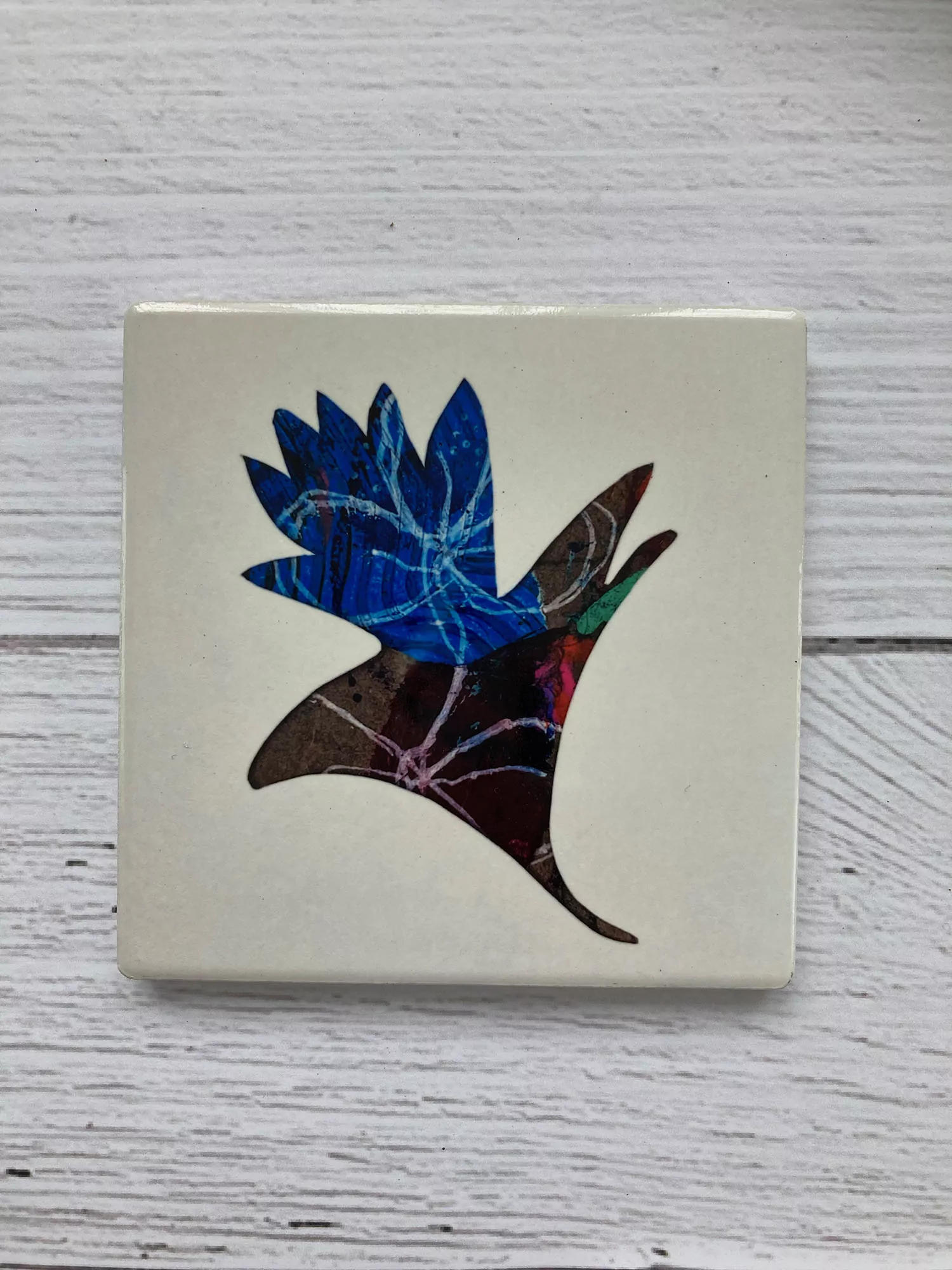 Botanicals ceramic coaster set - Image 3