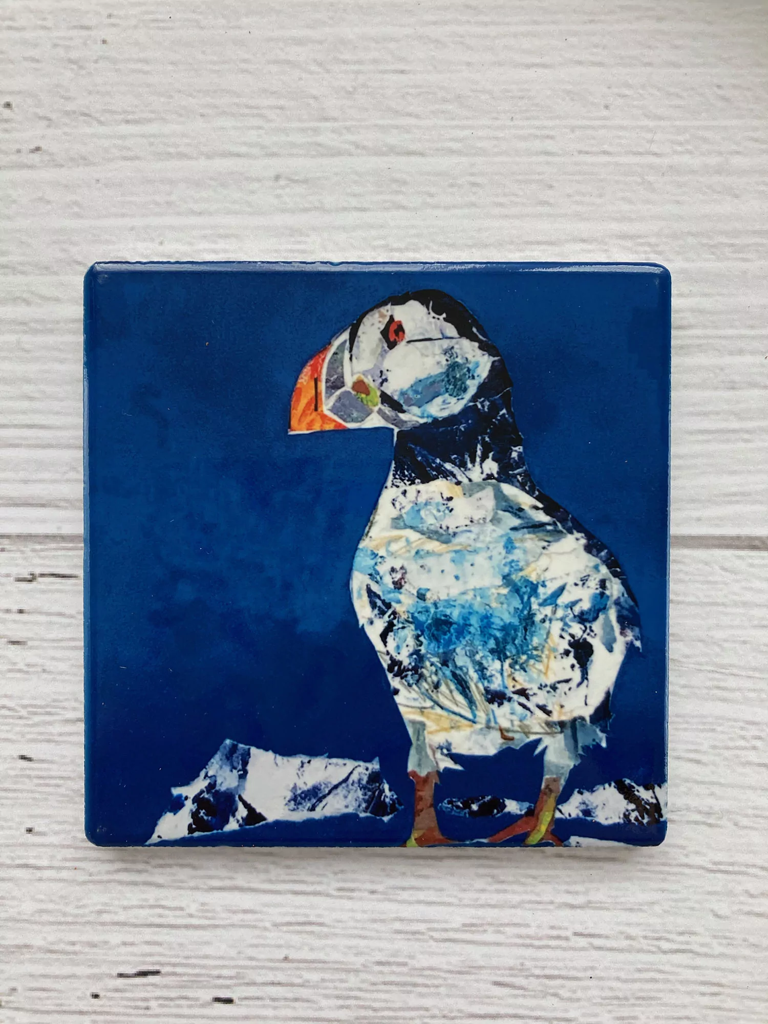 Coastal Birds ceramic coaster set - Image 3