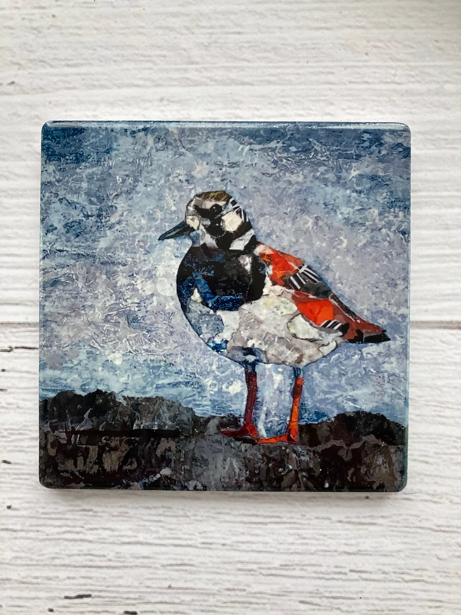 Coastal Birds ceramic coaster set - Image 5